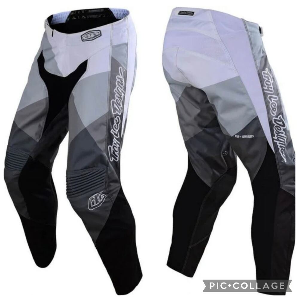 Troy Lee Designs GP Pant 2019 Jet Gray Y24 Motocross Racing Dirt Bike NWT